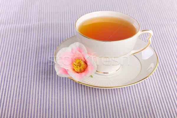 茶碗 カップ 茶 花 キッチン 背景 ストックフォト © Vividrange