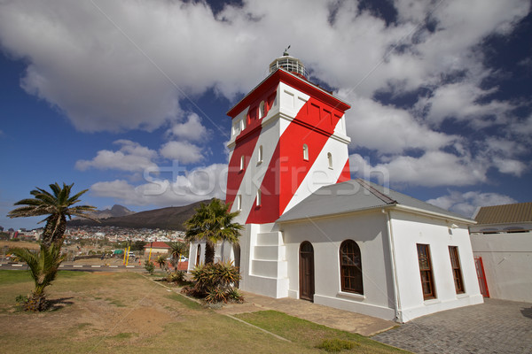 Faro Ciudad del Cabo verde punto sudáfrica costa Foto stock © Vividrange