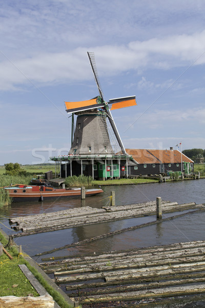 Windmills, Netherlands Stock photo © Vividrange
