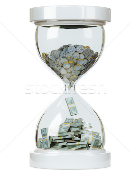 Növekedés pénz kereset fehér izolált pénz Stock fotó © vizarch