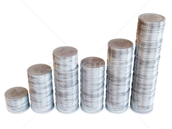 Bedrag geld business ontwerp metaal Stockfoto © vizarch