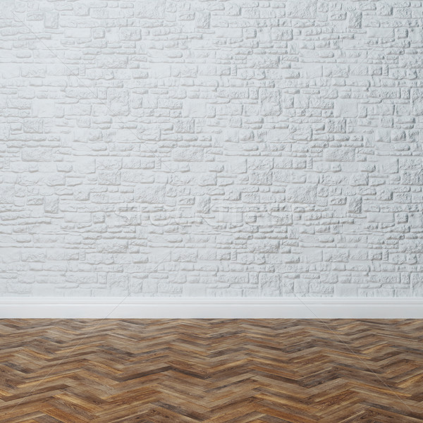 Foto stock: Vazio · interior · parede · de · tijolos · decorativo · pedra · madeira · de · lei