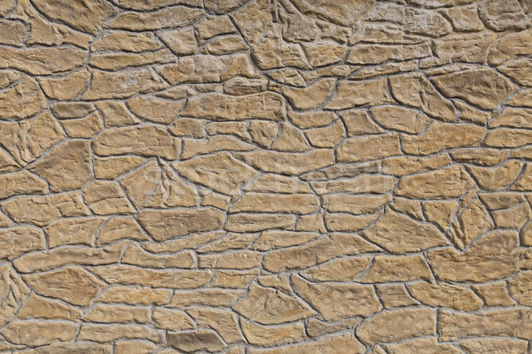 Kitschy cast stone wall Stock photo © vizualni