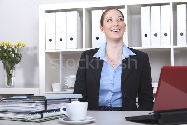 bookkeeper at her desk Stock photo © vizualni