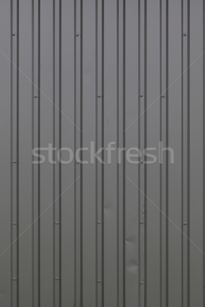 Galvanized steel sheet facade Stock photo © vizualni