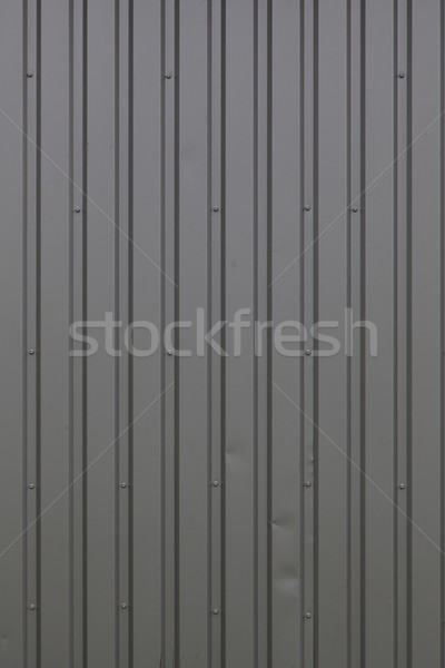 Galvanized steel sheet facade Stock photo © vizualni