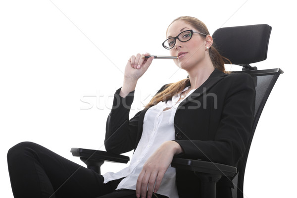 Manager with ballpen Stock photo © vizualni