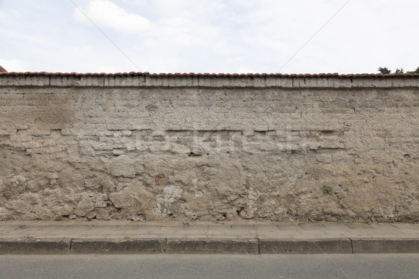 wall sidewalk curb street Stock photo © vizualni