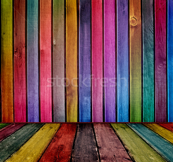 Kolorowy wnętrza tekstury drzewo budowy Zdjęcia stock © vkraskouski
