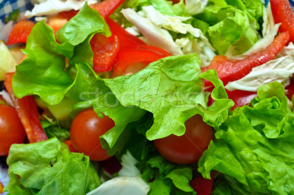 Vegetali insalata cetrioli pepe pomodori verde Foto d'archivio © vlaru