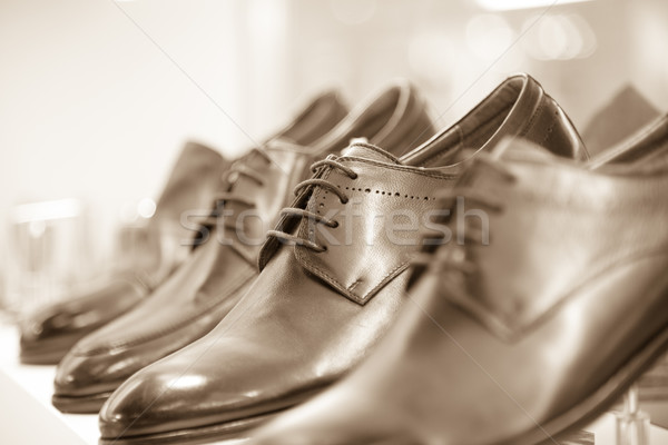 men's shoes Stock photo © vlaru