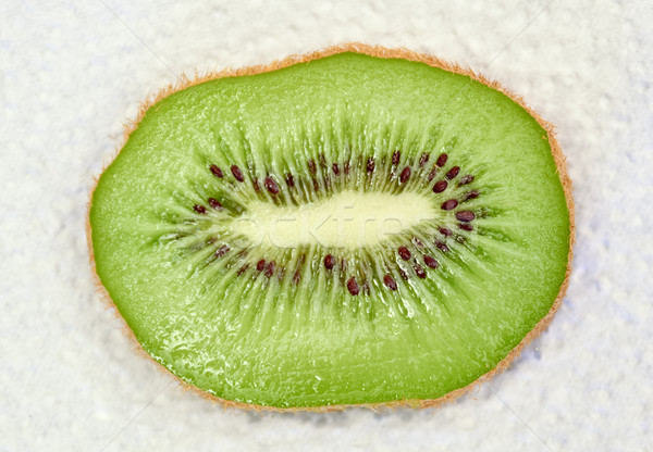 Fetta kiwi frutta bianco alimentare Foto d'archivio © vlaru