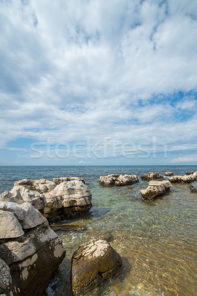 sunny day on the Adriatic coast Stock photo © vlaru