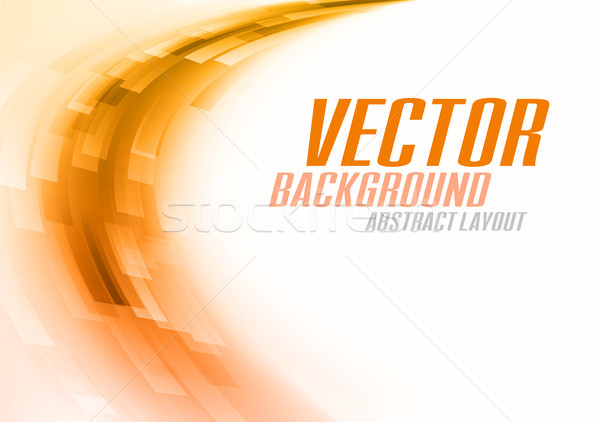 Orange Licht Vektor abstrakten Formen Hintergrund Stock foto © vlastas