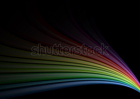 Rainbow nero texture luce design sfondo Foto d'archivio © vlastas