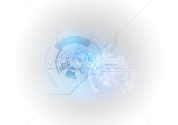 świetle miękkie tech elementy streszczenie komputera Zdjęcia stock © vlastas