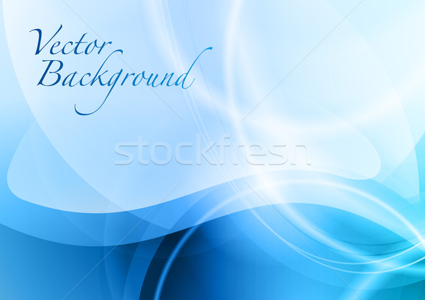 Kék absztrakt hullám terv művészet űr Stock fotó © vlastas
