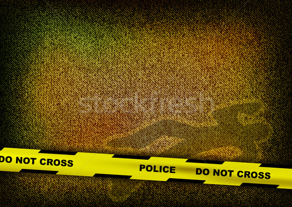 Morderstwo ciemne tekstury sylwetka człowiek ulicy Zdjęcia stock © vlastas