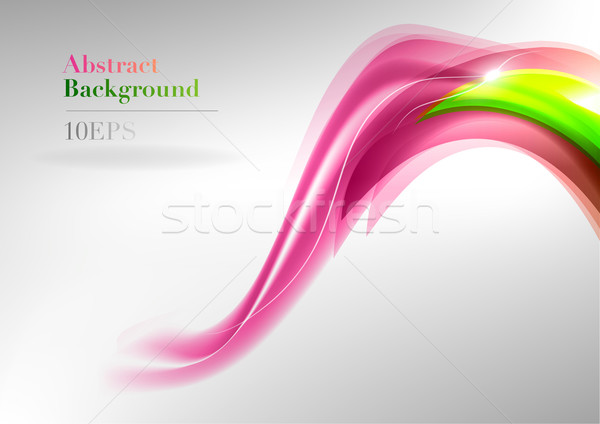 Pourpre vague vagues vert pièce art [[stock_photo]] © vlastas