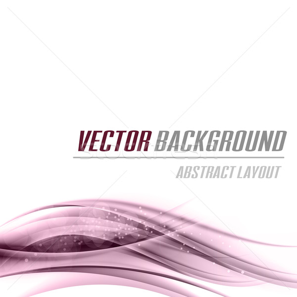 Púrpura vector resumen olas fondo página Foto stock © vlastas