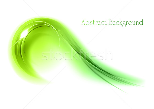 ストックフォト: 緑 · シンボル · 抽象的な · 白 · 芸術 · スペース