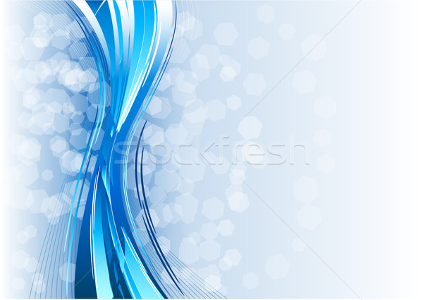 Stockfoto: Golf · Blauw · abstract · achtergrond · witte · patroon