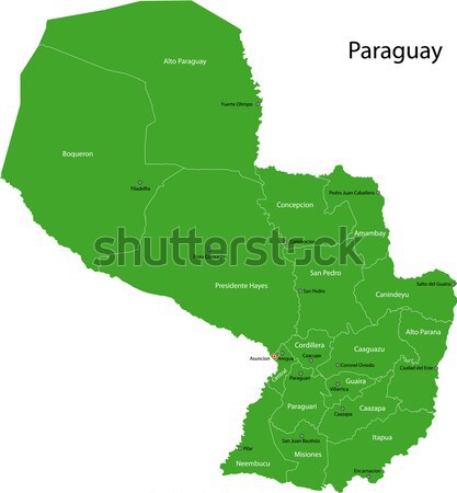 Imagine de stoc: Verde · Guatemala · hartă · departament · negru