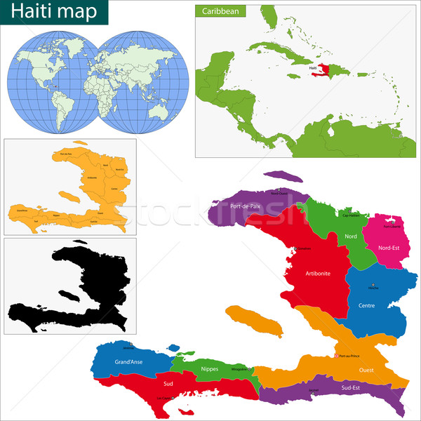 Guatemala map Stock photo © Volina