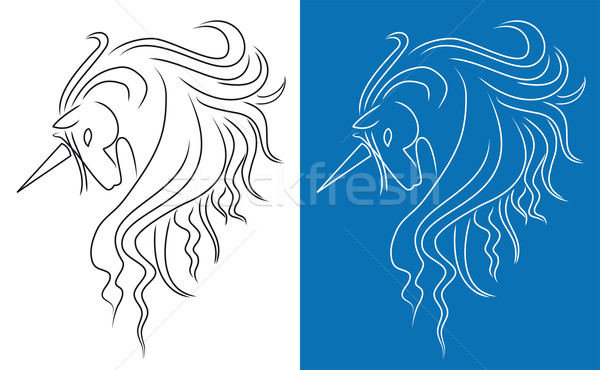 Unicorn Stock photo © Volina