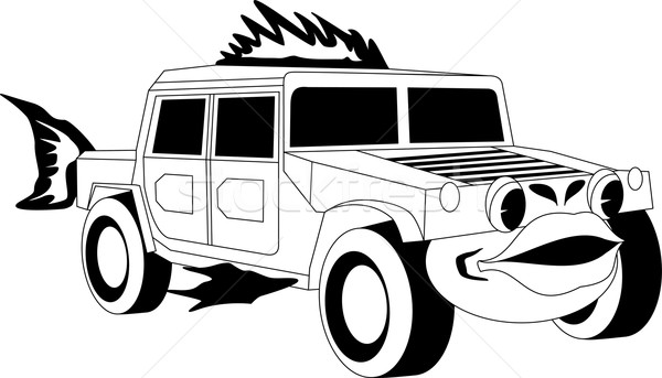 Cartoon car Stock photo © Volina