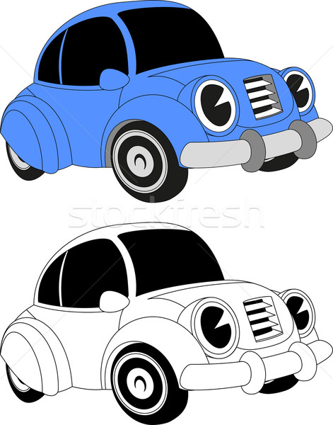 Cartoon car Stock photo © Volina