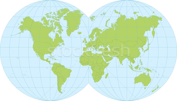 Zdjęcia stock: Mapie · świata · szczegółowy · Pokaż · świat · tle · ziemi