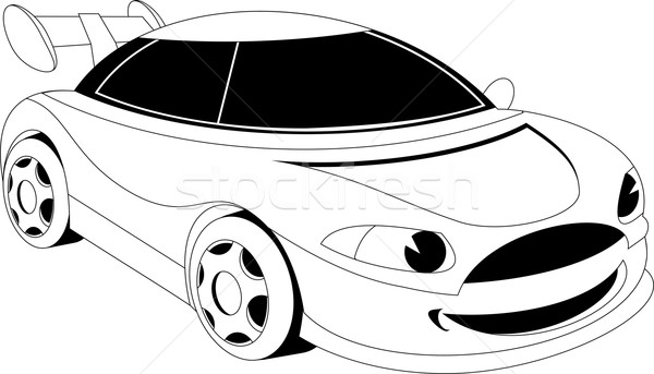 Cartoon car Stock photo © Volina