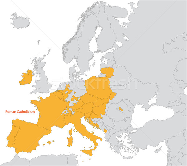 Roman Catholicism in Europe Stock photo © Volina