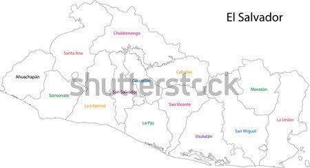 Stock photo: Grey Sri Lanka map