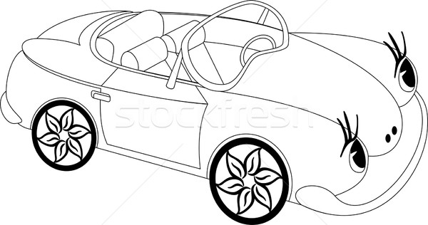 Cartoon car Stock photo © Volina