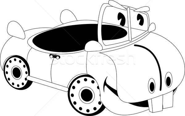 Cartoon car Stock photo © Volina