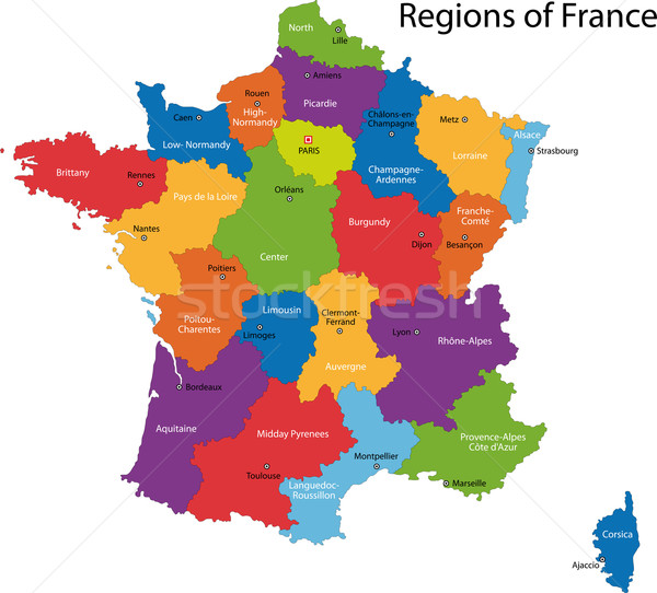 Stock photo: France map