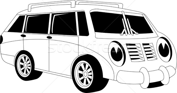 Cartoon car Stock photo © Volina