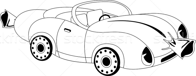 Cartoon car Stock photo © Volina