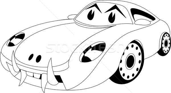 Cartoon car Stock photo © Volina