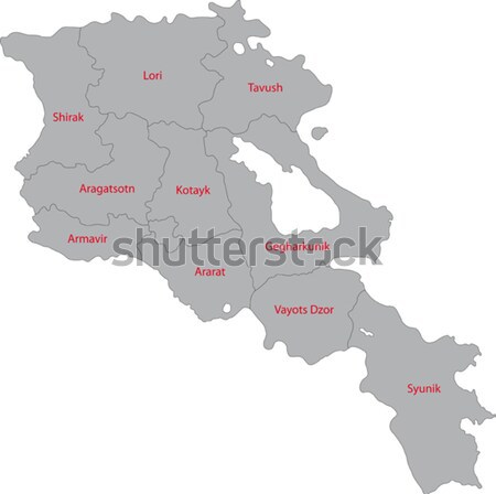 Green Armenia map Stock photo © Volina