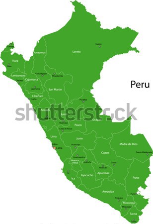 Green Nicaragua map Stock photo © Volina