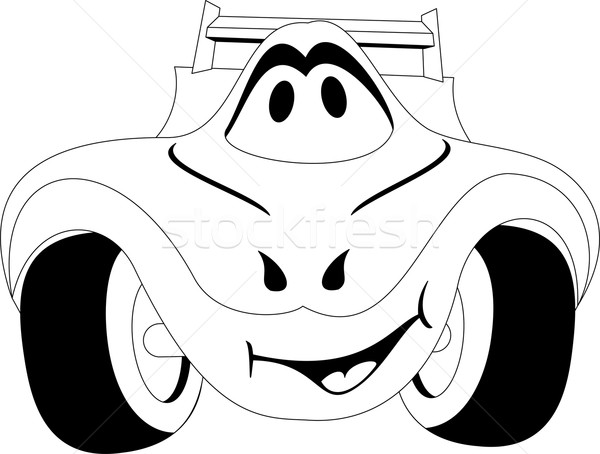 Cartoon car Stock photo © Volina