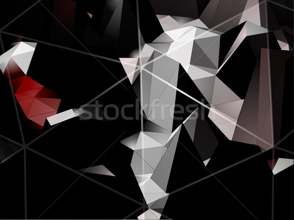 Triangles vector background Stock photo © VolsKinvols