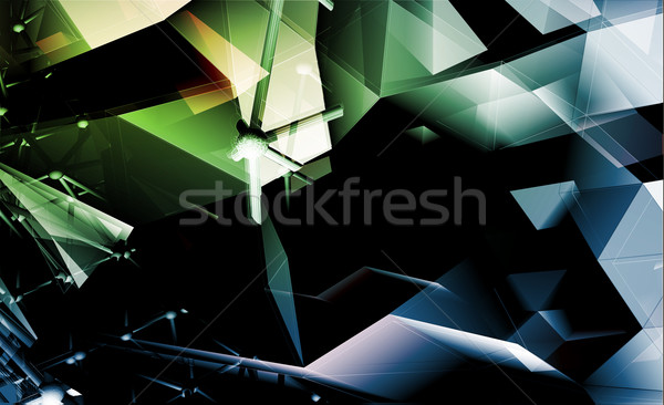 Polygonal Abstract Background Stock photo © VolsKinvols