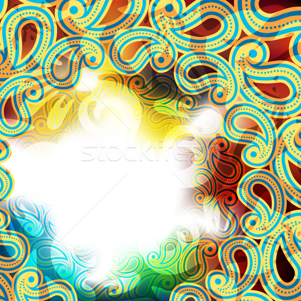 Tęczy streszczenie przestrzeni tekst słońce świetle Zdjęcia stock © VolsKinvols