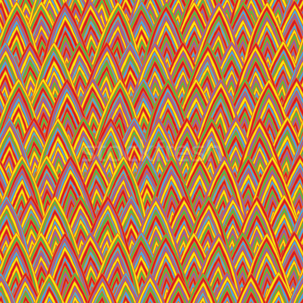Funky couleurs dessinés à la main illustration eps8 [[stock_photo]] © VOOK