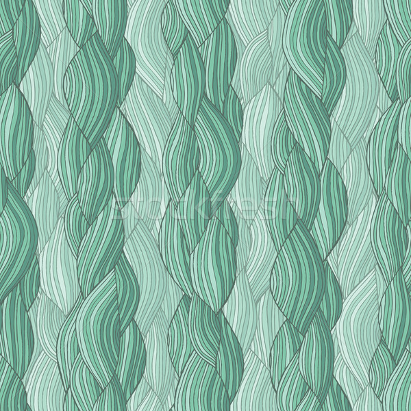 Hair braid seamless pattern Stock photo © VOOK
