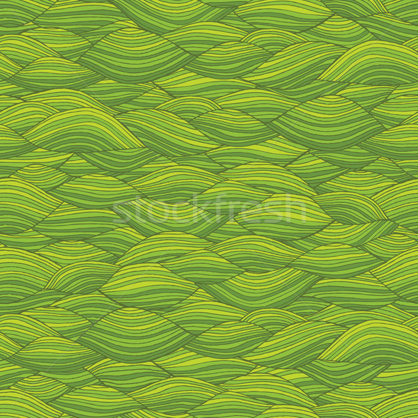 Vagues couleurs dessinés à la main illustration eps8 [[stock_photo]] © VOOK